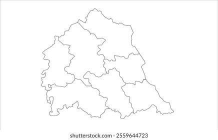 Bulandshahar district map outline, Bulandshahr District, Uttar Pradesh State, Republic of India, Government of  Uttar Pradesh, Indian territory, Eastern India, politics, village, tourism