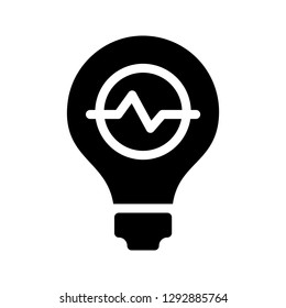 bulb beat glyphs icon