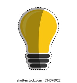 Bulb big idea icon vector illustration graphic design