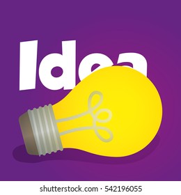 bulb big idea icon vector illustration graphic design