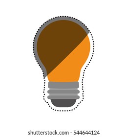Bulb or big idea icon vector illustration graphic design