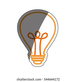 Bulb or big idea icon vector illustration graphic design