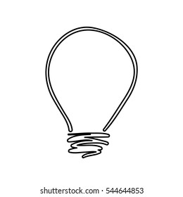 Bulb or big idea icon vector illustration graphic design