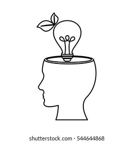 Bulb or big idea icon vector illustration graphic design