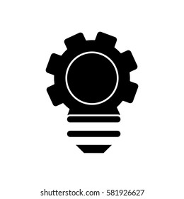 Bulb big idea icon vector illustration graphic design