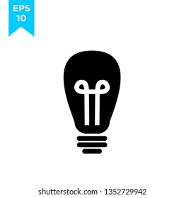	
bulb black icon. glimpt style sign for mobile concept and web design. Spotlight simple line vector icon. Symbol, logo illustration. Pixel perfect vector graphics