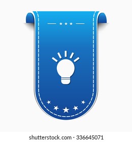 Bulb blue Vector Icon Design