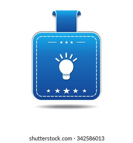 Bulb blue Vector Icon Design