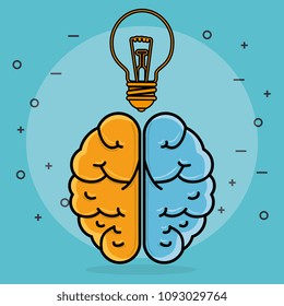 bulb and brain creative ideas