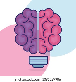 bulb and brain creative ideas