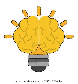 Bulb brain symbol
