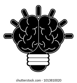 Bulb brain symbol