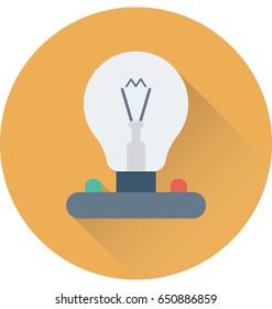 Bulb Colored Vector Icon