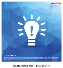 bulb concept Creative idea icon