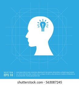 
bulb concept Creative idea icon