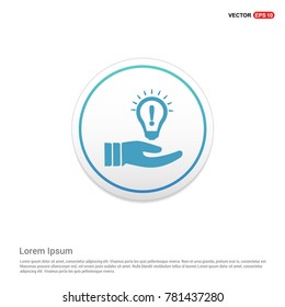 bulb concept Creative idea icon