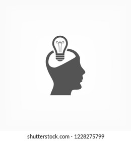  bulb concept .icon. Vector  Eps 10 