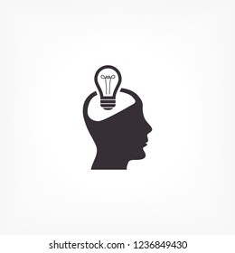  bulb concept .icon. Vector  Eps 10 