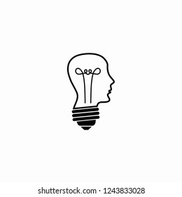  bulb concept .icon. Vector  Eps 10 