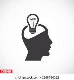  bulb concept .icon. Vector  Eps 10 