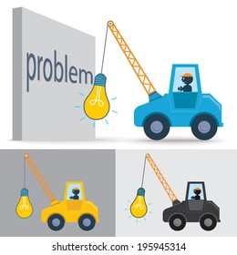 bulb crane car