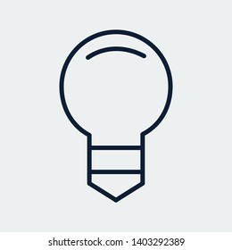 Bulb creative idea.Logo design. Star web site pictogram, mobile app.Vector Illustration