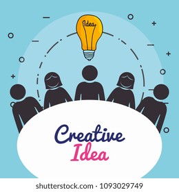 bulb creative ideas concept