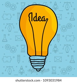 bulb creative ideas concept