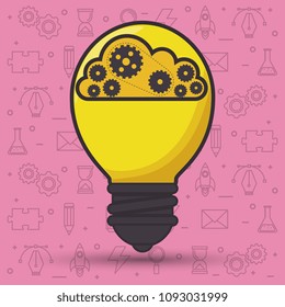 bulb creative ideas concept