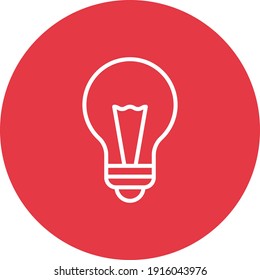 Bombilla, creatividad, imagen vectorial de icono de idea. También se puede usar para la educación. Idóneo para aplicaciones web, aplicaciones móviles y medios impresos.