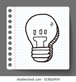 bulb doodle drawing