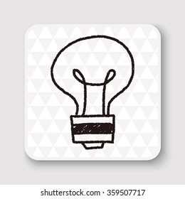 bulb doodle drawing