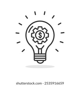 Zwiebel doodle Symbol einfache flache Stil Vektorgrafik auf weißem Hintergrund.