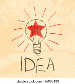 bulb drawing