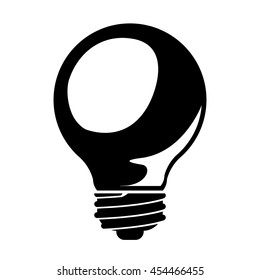 bulb drawing isolated icon design, vector illustration  graphic 