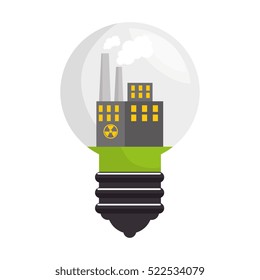 bulb ecology idea isolated icon