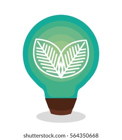 bulb ecology with leafs