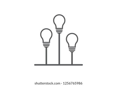 bulb electricity logo