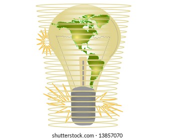 the bulb as energy of America