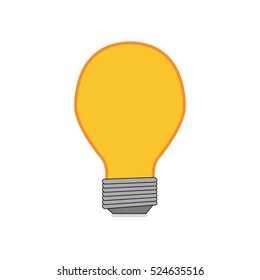 bulb energy light icon vector illustration design