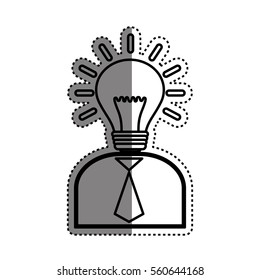 Bulb energy light icon vector illustration graphic design
