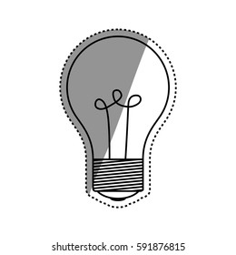 Bulb energy light icon vector illustration graphic design