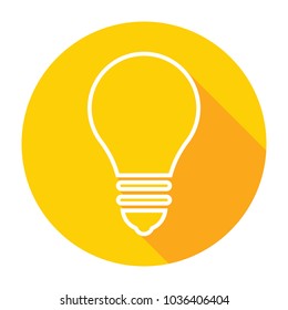 Bulb flat icon