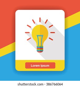 bulb flat icon
