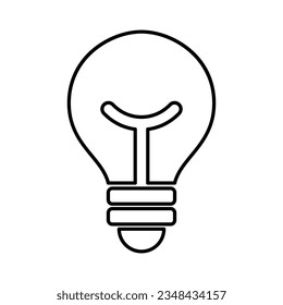 Bulb Flat Vector Icon Design