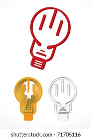 bulb in the form of the human head