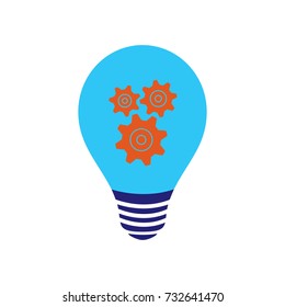 bulb with gear inside 