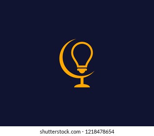 Bulb globe logo 