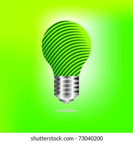 Bulb with green energy