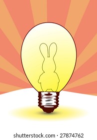  Bulb with a hare.